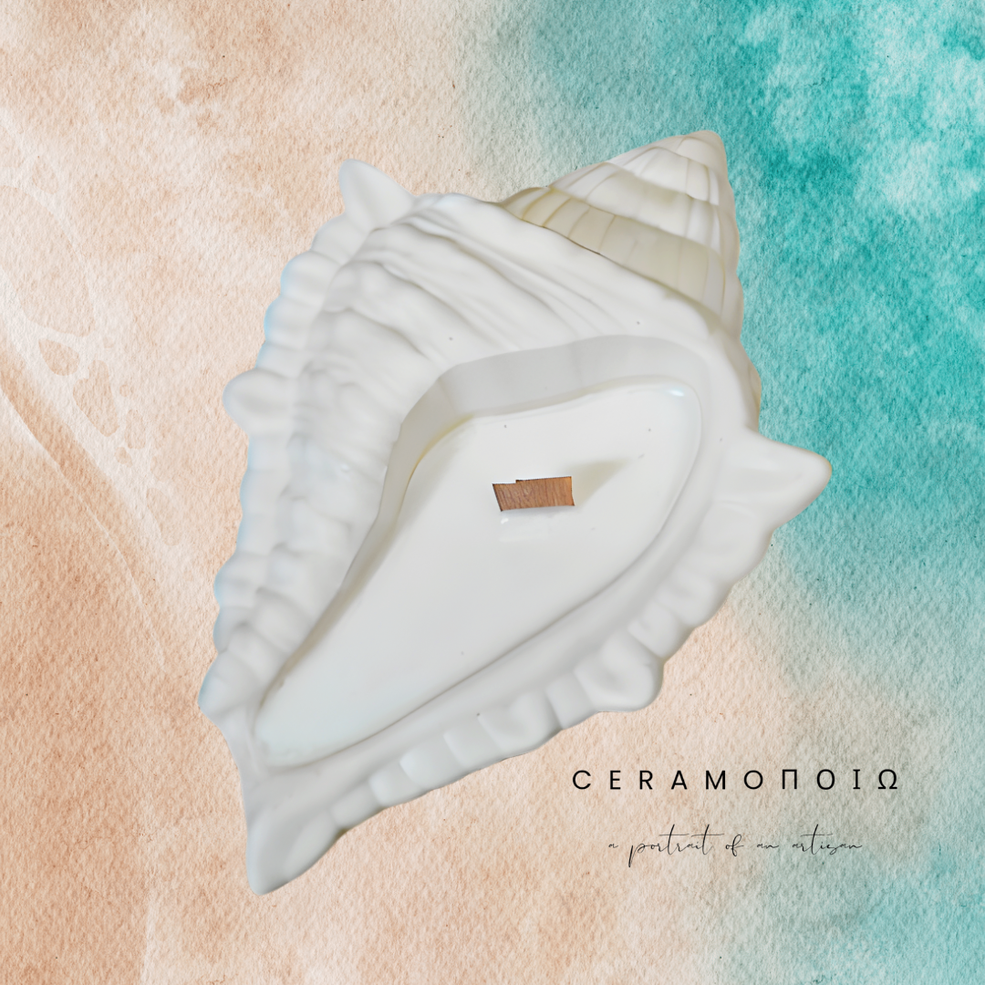 Seashell Candle